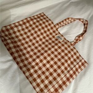 Checkered Tote Bag